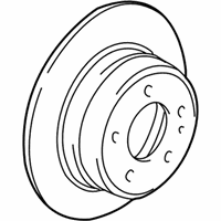 OEM 2002 BMW 540i Brake Disc, Ventilated - 34-21-6-767-060