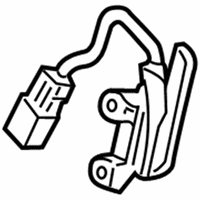 OEM 2010 Acura ZDX Switch Assembly, Passenger Side Paddle Shift (Satin Silver) - 78560-TK5-A01ZA