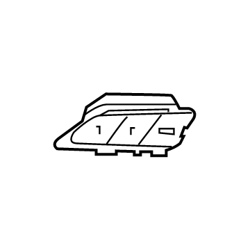 OEM BMW 840i SWITCH COMBINATION SEAT MEMO - 61-31-9-867-158