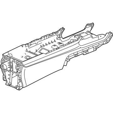 OEM 2022 Acura TLX Box Assembly (Deep Black) - 83417-TGV-A05ZA