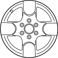 OEM 2008 Nissan Xterra Aluminum Wheel - 40300-EA71A