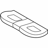 OEM 2015 Kia Rio Pad Assembly-Rear Seat Cushion - 891501WAA1