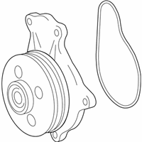 OEM 2021 Lexus NX300h Engine Water Pump Assembly - 16100-39575