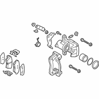 OEM Kia Forte Koup Brake Assembly-Rear Wheel - 58210A7310