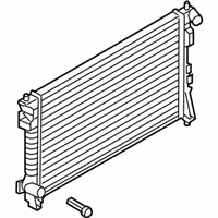 OEM 2014 Lincoln MKS Radiator - EG1Z-8005-B