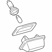 OEM Pontiac Vibe Lamp, Rear License Plate - 88969951