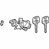 OEM Toyota Cylinder & Keys - 69055-12A30
