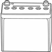 OEM Honda Battery, Mf (46B24R) - 31500-T3V-A03