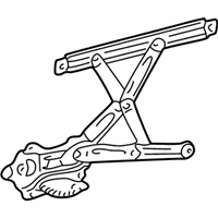 OEM 2007 Pontiac Vibe Front Side Door Window Regulator - 88969903