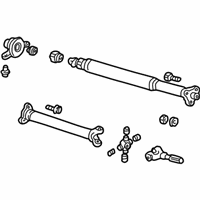 OEM 2003 Lincoln LS Drive Shaft Assembly - 3W4Z-4R602-AB