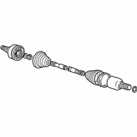 OEM 2001 Lincoln LS Axle Assembly - YW4Z-4K138-AA