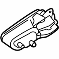OEM 2004 BMW 330xi Inside Left Door Handle - 51-42-8-200-751
