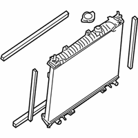 OEM 2009 Nissan Frontier Radiator Assy - 21410-ZL31A