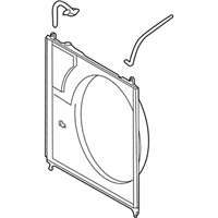 OEM 2008 Toyota Sequoia Shroud Assembly - 16711-0F050