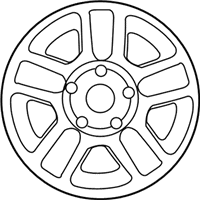 OEM 2005 Ford Escape Wheel, Alloy - 6L8Z-1007-D