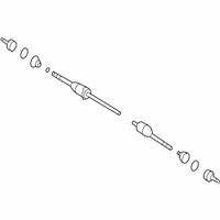 OEM Lincoln MKT Axle Assembly - CA8Z-3B436-H