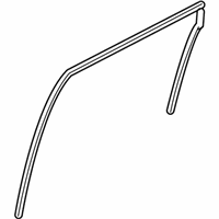 OEM Nissan Rogue Glass Run-Rear Door Window, RH - 82330-JM00A