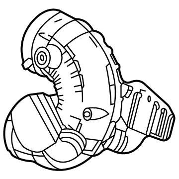 OEM Acura MDX SET, AIR FLOW TUBE - 17223-61A-A00