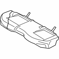 OEM 2007 Infiniti M35 Cushion Assy-Rear Seat - 88300-EH001