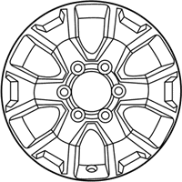 OEM 2022 Toyota Tacoma Wheel, Alloy - 42611-04201