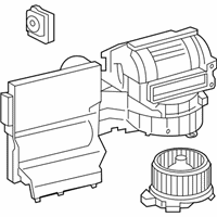 OEM 2013 Toyota Highlander Blower Assembly - 87130-0E080