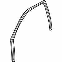 OEM 2001 Saturn L100 Weatherstrip Asm, Front Side Door Window - 22694708