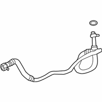 OEM 2012 BMW 535i GT xDrive Oil Cooling Pipe Outlet - 17-22-7-583-184