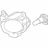 OEM 2014 Kia Soul Front Fog Lamp Assembly, Right - 92202B2000