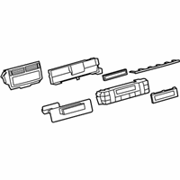 OEM 2011 Lexus LX570 Control & Panel Assembly - 84010-60772