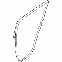 OEM 2022 Nissan Leaf Weatherstrip-Rear Door, RH - 82830-5SF0A