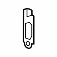 OEM Nissan NV200 Male Assy-Dovetail Lower, RH - 82474-JX00A