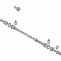 OEM Kia Soul Joint Assembly-Cv LH - 49500B2100