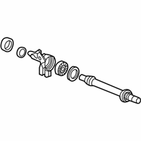 OEM 2005 Honda Civic Shaft Assembly, Half (Cvt) - 44500-S5B-000