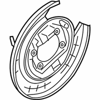 OEM 2019 Hyundai Sonata Cover-Dust Rear, LH - 58243-C1500