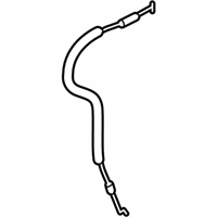 OEM 2017 Lincoln MKZ Release Cable - DP5Z-54221A00-C