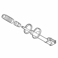 OEM 2003 Hyundai Tiburon Strut Assembly, Front, Left - 54651-2C250