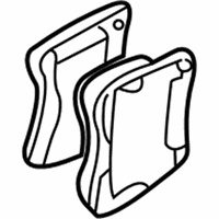 OEM 2001 Saturn LW200 Rear Pads - 22678482