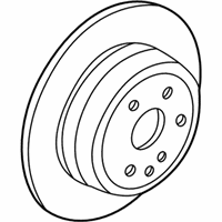 OEM Saturn LW2 Rotor, Rear Brake - 21019258