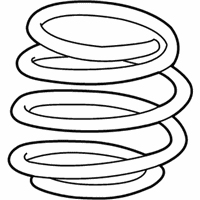 OEM 2020 BMW X4 Front Coil Spring - 31-33-6-884-929