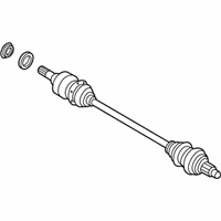 OEM BMW X6 Axle Shaft Assembly - 33-20-8-609-838