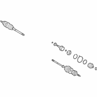 OEM 2005 Toyota Celica Axle Assembly - 43420-20560