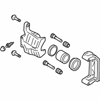 OEM 2017 Nissan Rogue Caliper Assy-Rear LH, W/O Pad & Shim - 44011-4BA0A