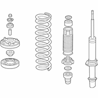 OEM 2007 Honda Accord Shock Absorber Assembly, Right Front - 51601-SDP-A84