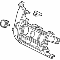 OEM 2016 Honda Fit Panel, Heater Control *NH900L* (NEUTRAL BLACK) - 79550-T5R-A01ZA