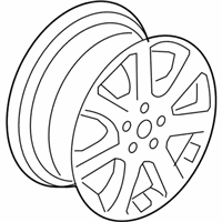 OEM 2010 Honda CR-V Disk, Aluminium Wheel (Tpms) (17X6 1/2J) (Hayes Lemmerz) - 42700-SYE-A71