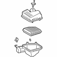 OEM Lexus ES350 Cleaner Assy, Air - 17700-31741