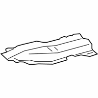 OEM 2019 Lexus GS F INSULATOR, Front Floor - 58151-30201