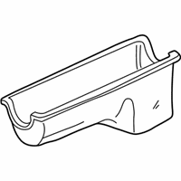 OEM 1987 Ford E-250 Econoline Oil Pan - F6TZ-6675-LA