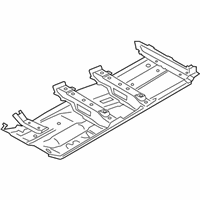 OEM 2017 BMW 540i xDrive FLOOR PANEL RIGHT - 41-00-7-444-014