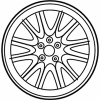 OEM 2003 Chrysler Concorde Aluminum Wheel - XY49PAKAA